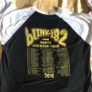 Blink 182 concert shirt